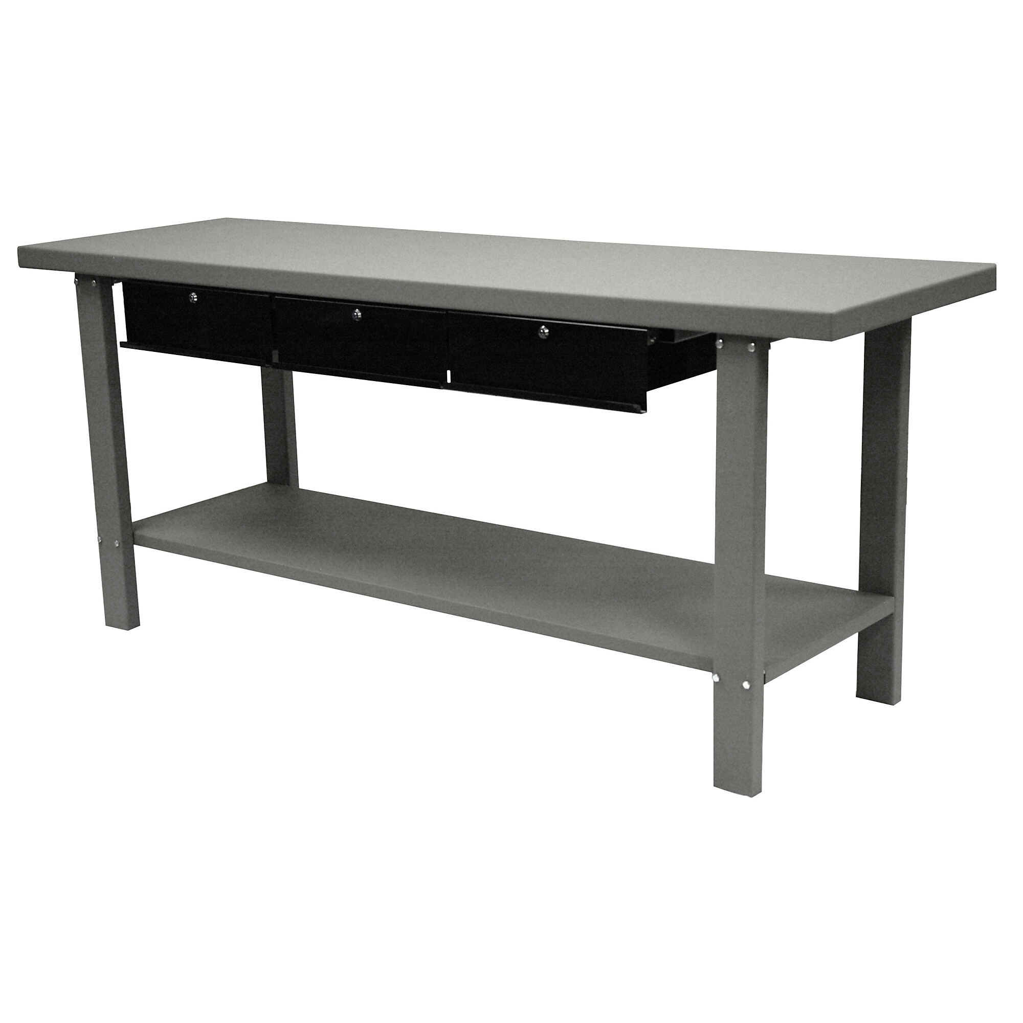 Homak 79in. Steel Workbench, 3 Drawers, Model# GW00550160